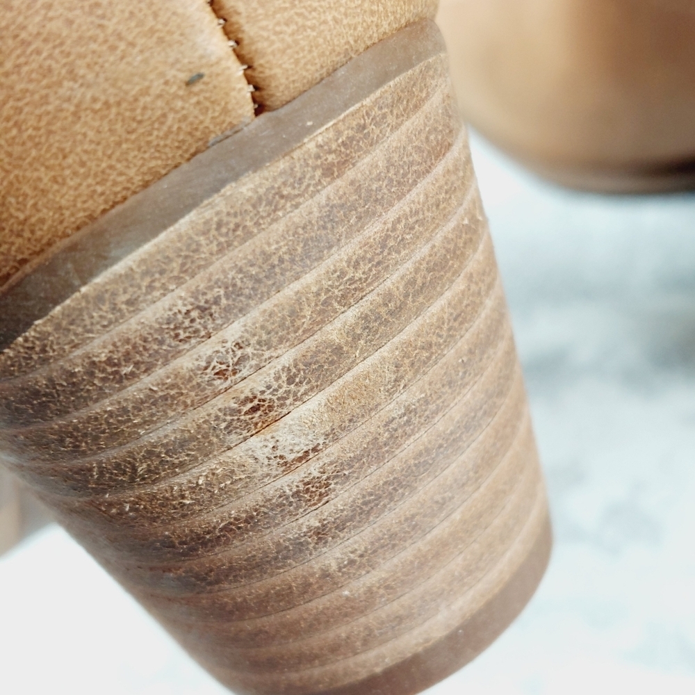 New Dolce Vita PUEBLO Tan Faux Suede Zipper Side Bootie W956 - Picture 12 of 13